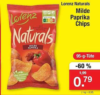 Lorenz Naturals Milde Paprika Chips