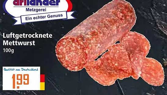 Luftgetrocknete Mettwurst 100g