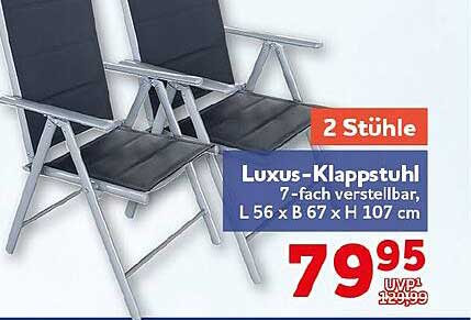 Luxus-Klappstuhl