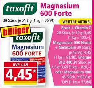 Magnesium 600 Forte