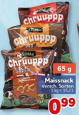 Maissnack versch. Sorten