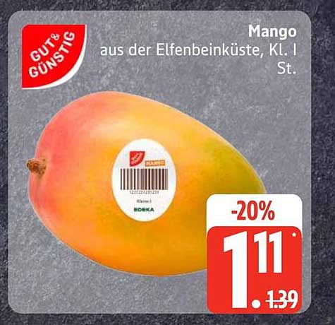 Mango aus der Elfenbeinküste, Kl. I St.