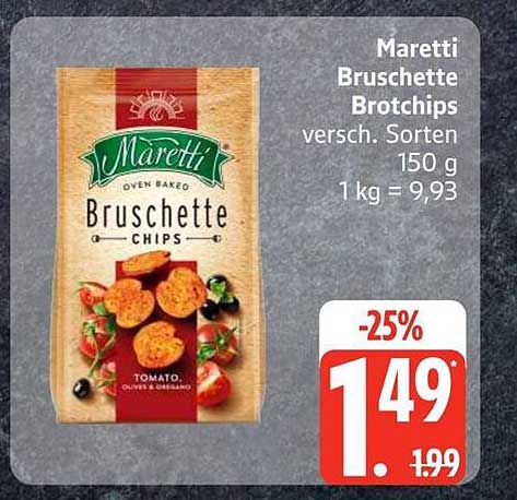 Maretti Bruschette Brotchips versch. Sorten