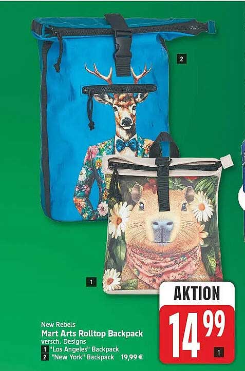 Mart Arts Rolltop Backpack