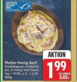 Matjes Honig-Senf