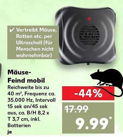 Mäuse-Feind mobil