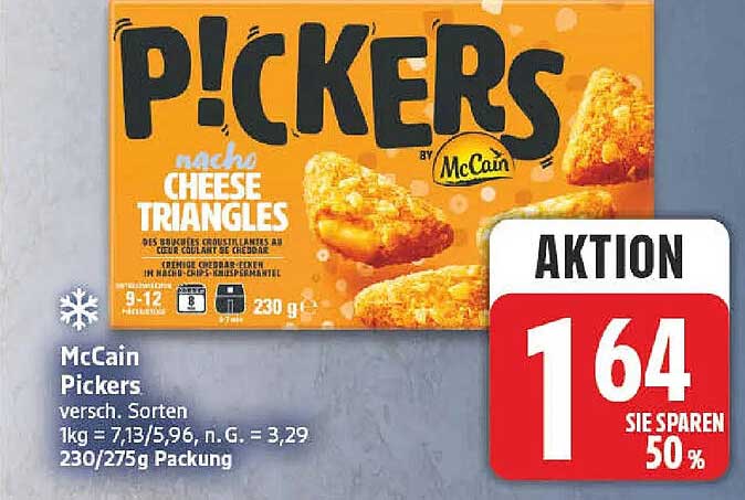 McCain Pickers versch. Sorten 230/275g Packung