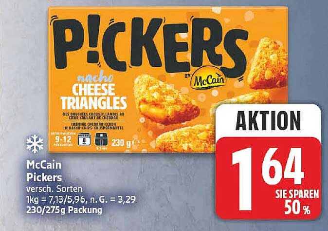 McCain Pickers, versch. Sorten