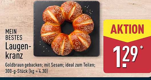 MEIN BESTES Laugenkranz