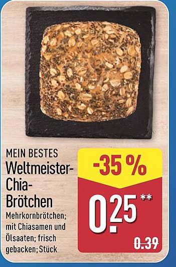 MEIN BESTES Weltmeister-Chia-Brötchen