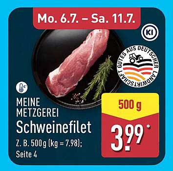 Meine Metzgerei Schweinefilet