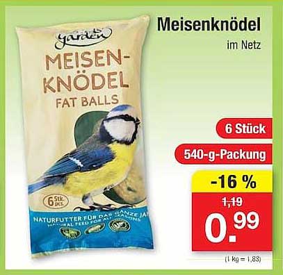 Meisenknödel im Netz