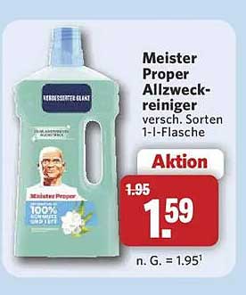 Meister Proper Allzweckreiniger versch. Sorten 1-l-Flasche