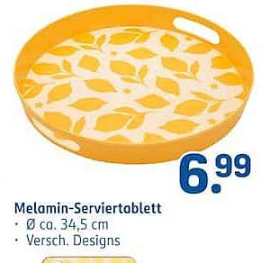 Melamin-Serviertablett