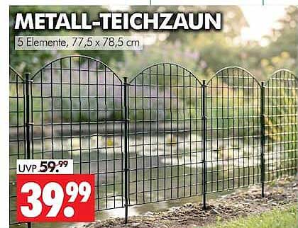 METALL-TEICHZAUN