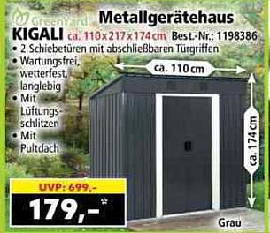 Metallgerätehaus