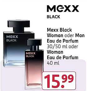 Mexx Black Woman oder Man Eau de Parfum 30/50 ml oder Woman Eau de Parfum 40 ml