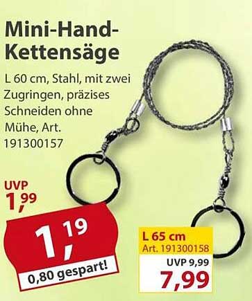 Mini-Hand-Kettensäge