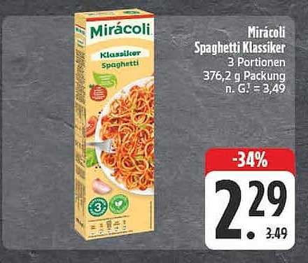 Mirácoli Spaghetti Klassiker 3 Portionen 376,2 g Packung