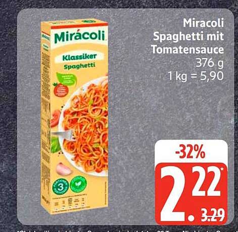 Miracoli Spaghetti mit Tomatensauce