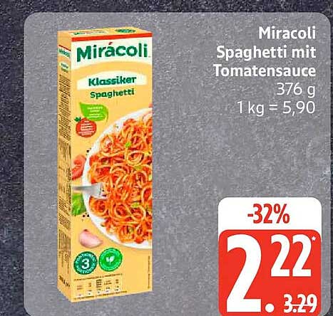 Miracoli Spaghetti mit Tomatensauce