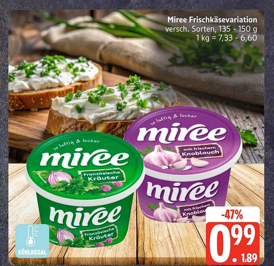 Miree Frischkäsevariation