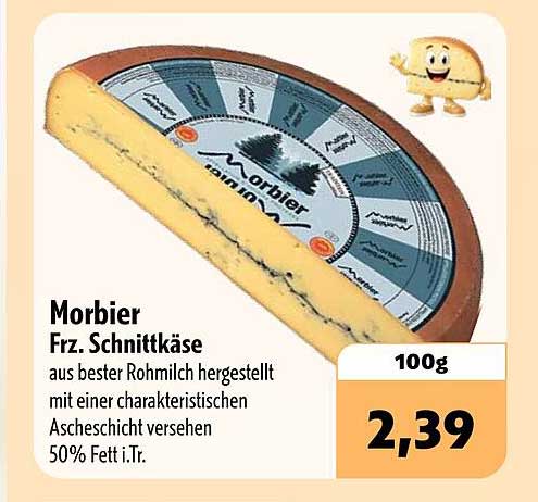Morbier Frz. Schnittkäse