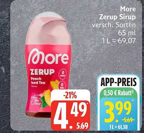 More Zerup versch. Sorten 65 ml