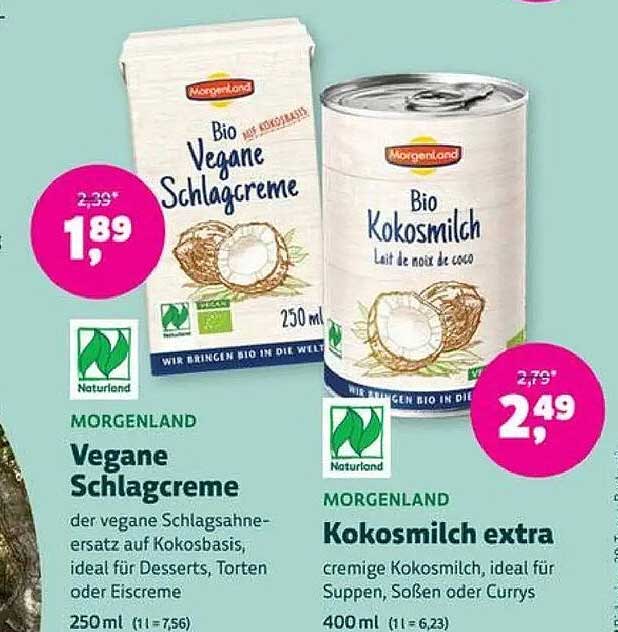 MORGENLAND Vegane Schlagcreme