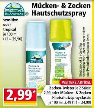 Mücken- & Zecken Hautschutzspray