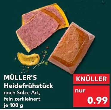 MÜLLER'S Heidefrühstück nach Sülze Art, fein zerkleinert je 100 g