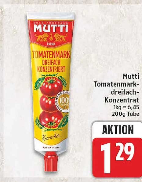 Mutti Tomatenmark-dreifach-Konzentrat