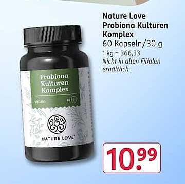 Nature Love Probiona Kulturen Komplex 60 Kapseln/30 g