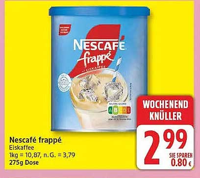 Nescafé frappé Eiskaffee