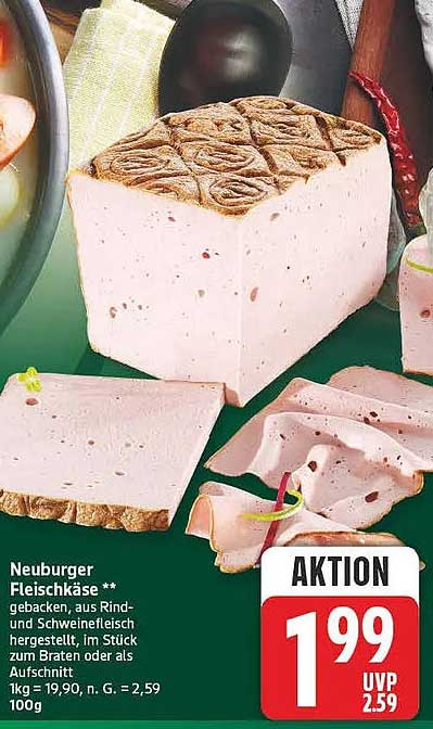 Neuburger Fleischkäse **