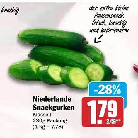 Niederlande Snackgurken