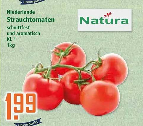 Niederlande Strauchtomaten schnittfest und aromatisch Kl. 1 1kg