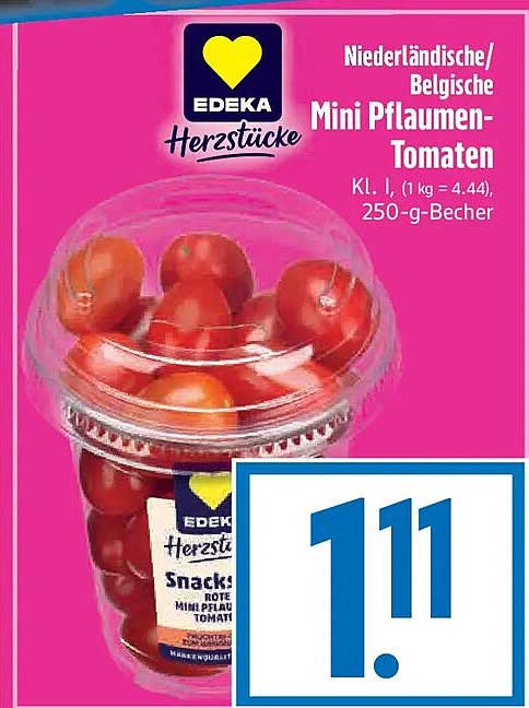 Niederländische/ Belgischen Mini Pflaumen-Tomaten
