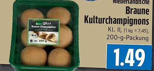Niederländische Braune Kulturchampignons