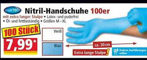 Nitril-Handschuhe 100er