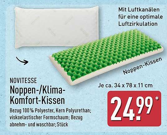 Noppen-/Klima-Komfort-Kissen