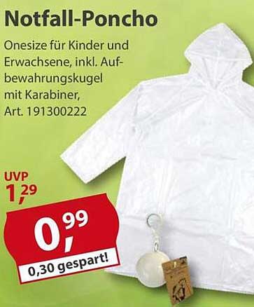 Notfall-Poncho