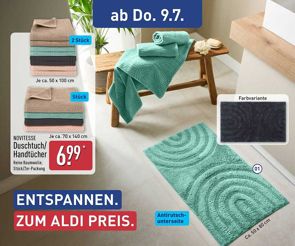 NOVITESSE Duschtuch/Handtücher
