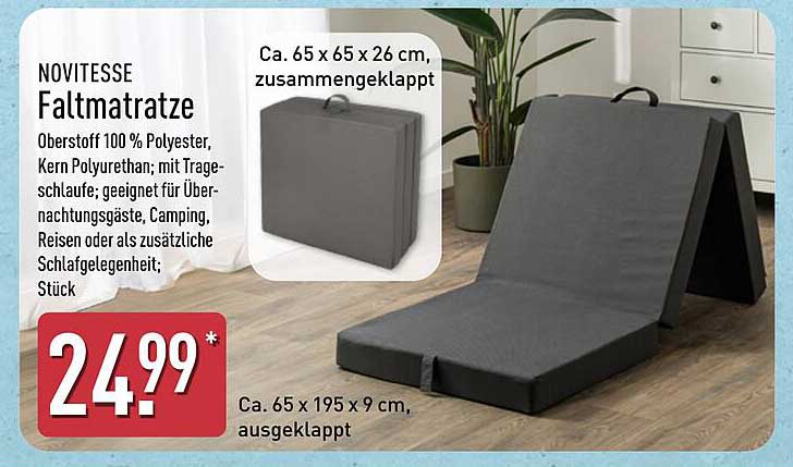 NOVITESSE Faltmatratze