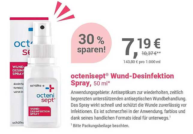 octenisept® Wund-Desinfektion Spray, 50 ml*