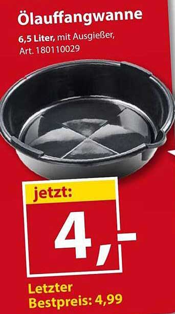 Ölauffangwanne