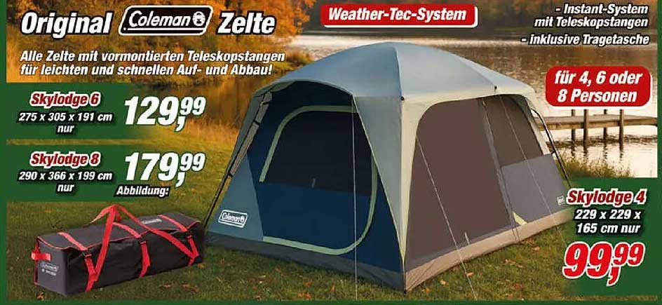 Original Coleman Zelte