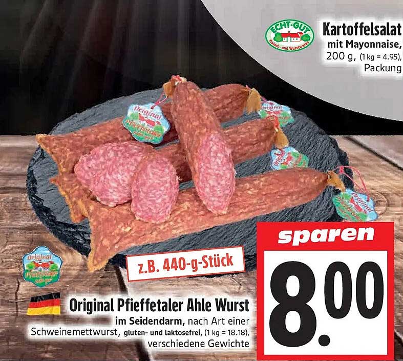 Original Pfieffetaler Ahle Wurst