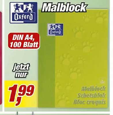 Oxford Mählblock