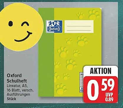 Oxford Schulheft